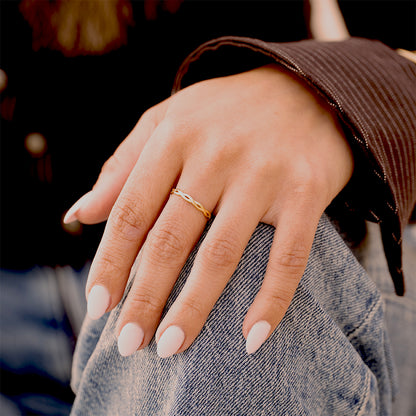 Elix gedraaide ring